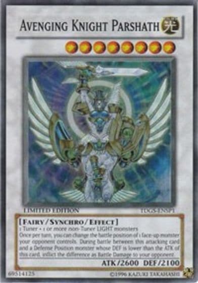 Avenging Knight Parshath TDGS ENSP1 The Duelist Genesis Yu-Gi-Oh! card