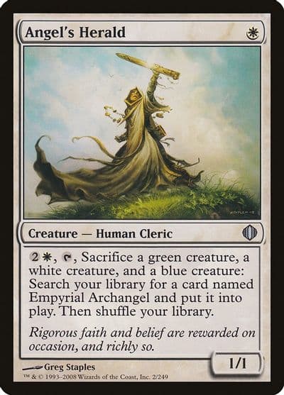 Angels Herald Shards of Alara Magic card