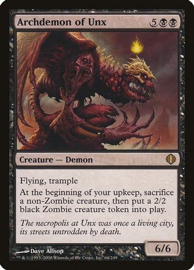 Archdemon of Unx Shards of Alara Magic card