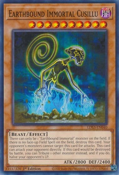 Earthbound Immortal Cusillu Legendary Duelists: Season 3 Yu-Gi-Oh! card