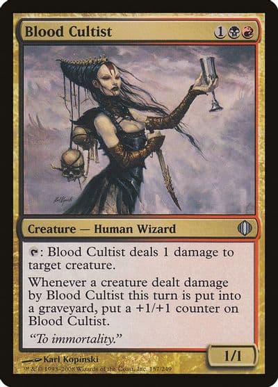 Blood Cultist Shards of Alara Magic card