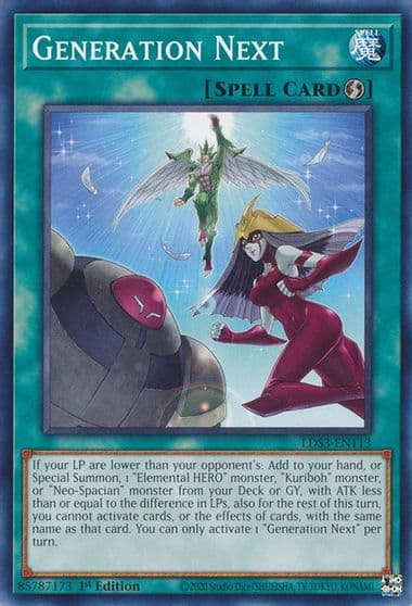 Generation Next Legendary Duelists: Season 3 Yu-Gi-Oh! card