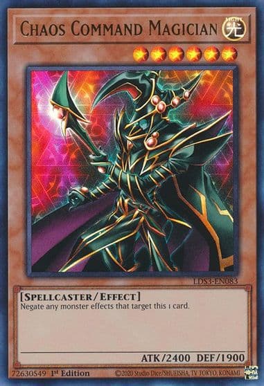 Chaos Command Magician Legendary Duelists: Season 3 Yu-Gi-Oh! card