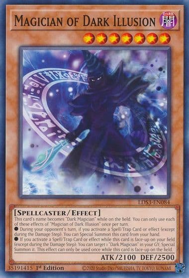 Magician of Dark Illusion Legendary Duelists: Season 3 Yu-Gi-Oh! card