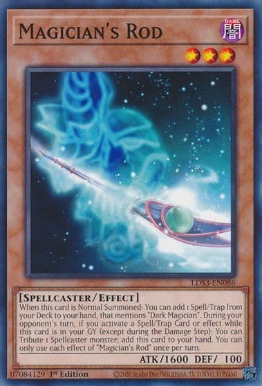 Magicians Rod Legendary Duelists: Season 3 Yu-Gi-Oh! card