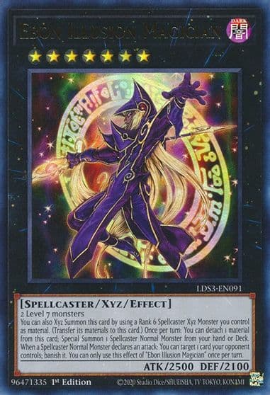 Ebon Illusion Magician Legendary Duelists: Season 3 Yu-Gi-Oh! card