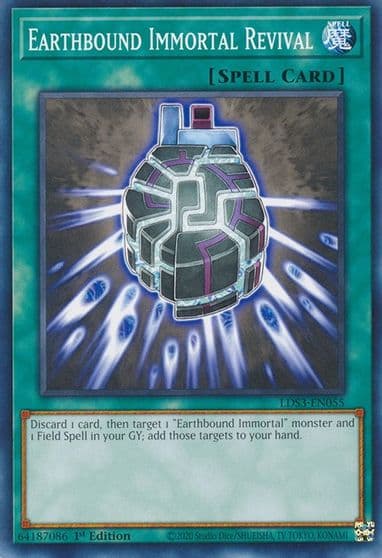 Earthbound Immortal Revival Legendary Duelists: Season 3 Yu-Gi-Oh! card