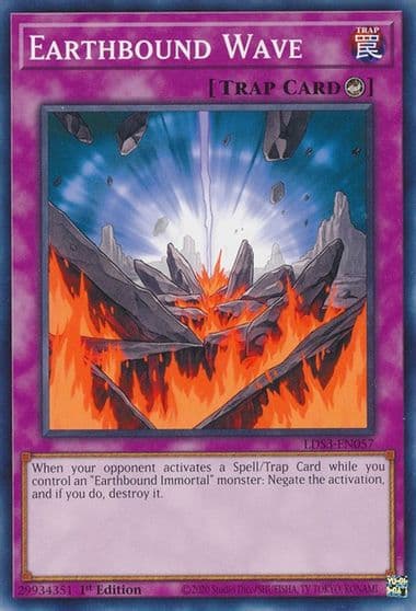Earthbound Wave Legendary Duelists: Season 3 Yu-Gi-Oh! card
