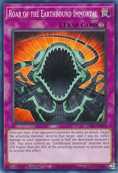 Roar of the Earthbound Immortal Legendary Duelists: Season 3 Yu-Gi-Oh! card