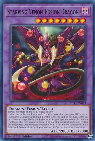 Starving Venom Fusion Dragon Legendary Duelists: Season 3 Yu-Gi-Oh! card