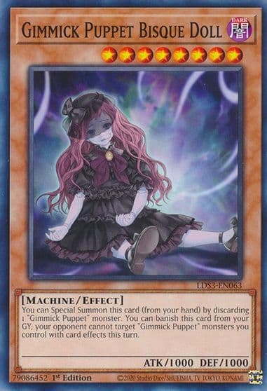 Gimmick Puppet Bisque Doll Legendary Duelists: Season 3 Yu-Gi-Oh! card