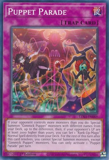 Puppet Parade Legendary Duelists: Season 3 Yu-Gi-Oh! card