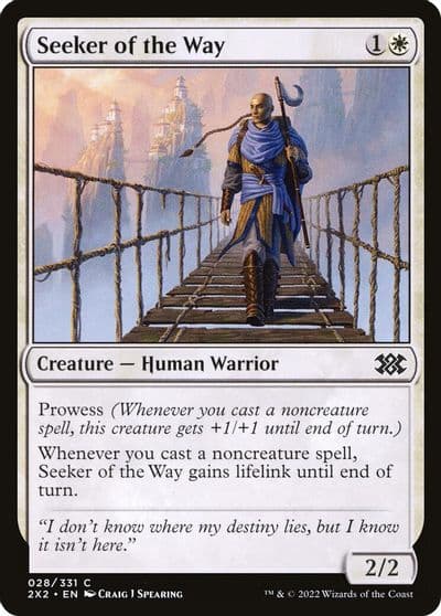Seeker of the Way Double Masters 2022 Magic card