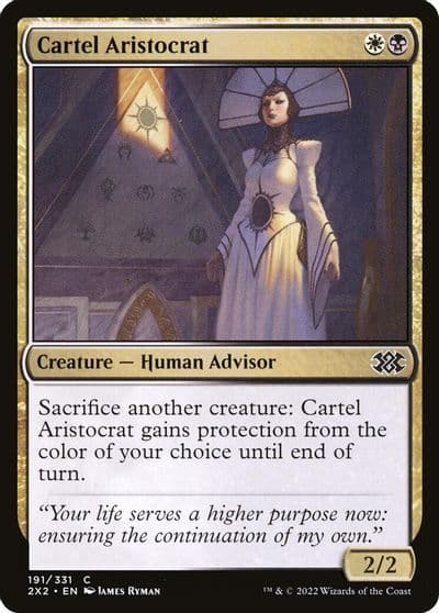 Cartel Aristocrat Double Masters 2022 Magic card