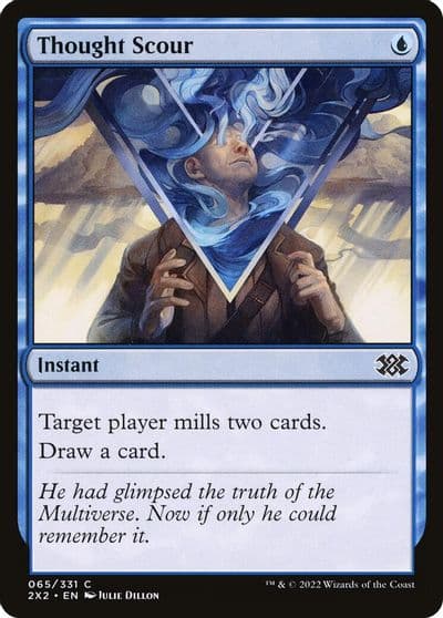 Thought Scour Double Masters 2022 Magic card