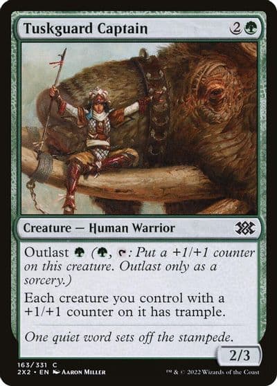 Tuskguard Captain Double Masters 2022 Magic card