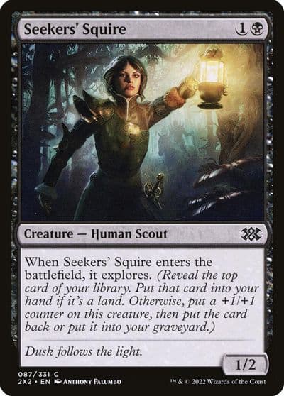 Seekers Squire Double Masters 2022 Magic card