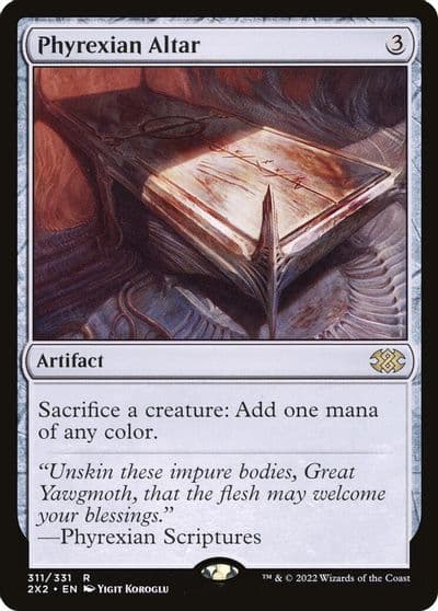 Phyrexian Altar Double Masters 2022 Magic card