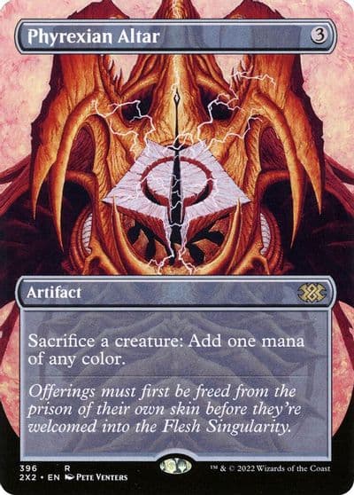 Phyrexian Altar Borderless Double Masters 2022 Magic card