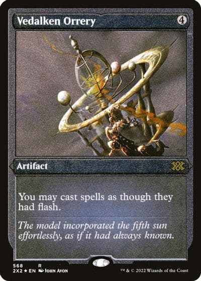 Vedalken Orrery Foil Etched Double Masters 2022 Magic card