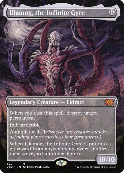 Ulamog the Infinite Gyre Borderless Double Masters 2022 Magic card