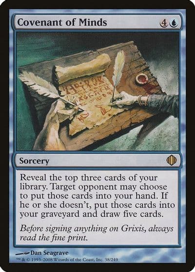 Covenant of Minds Shards of Alara Magic card