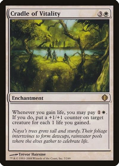Cradle of Vitality Shards of Alara Magic card