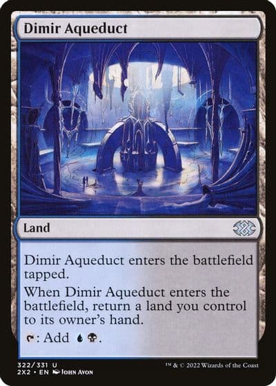 Dimir Aqueduct Double Masters 2022 Magic card
