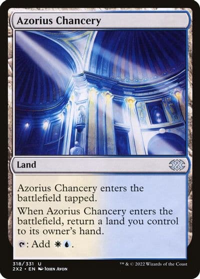 Azorius Chancery Double Masters 2022 Magic card
