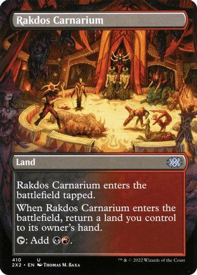 Rakdos Carnarium Borderless Double Masters 2022 Magic card