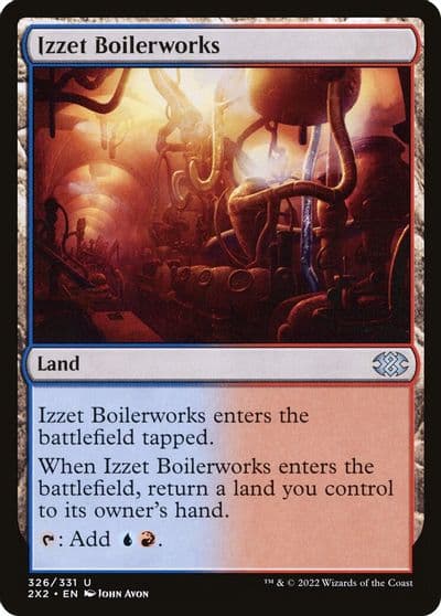 Izzet Boilerworks Double Masters 2022 Magic card