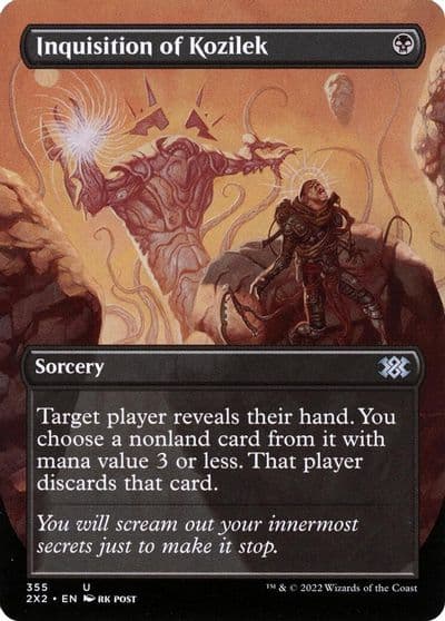 Inquisition of Kozilek Borderless Double Masters 2022 Magic card