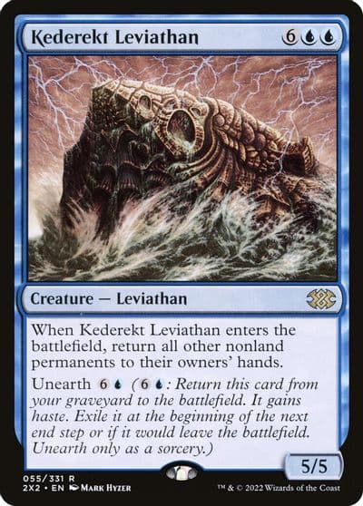 Kederekt Leviathan Double Masters 2022 Magic card