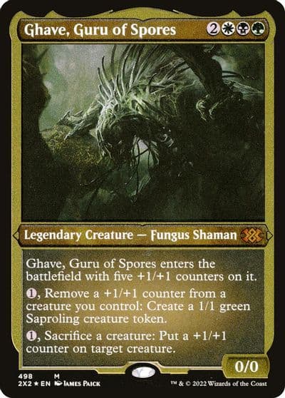 Ghave Guru of Spores Foil Etched Double Masters 2022 Magic card