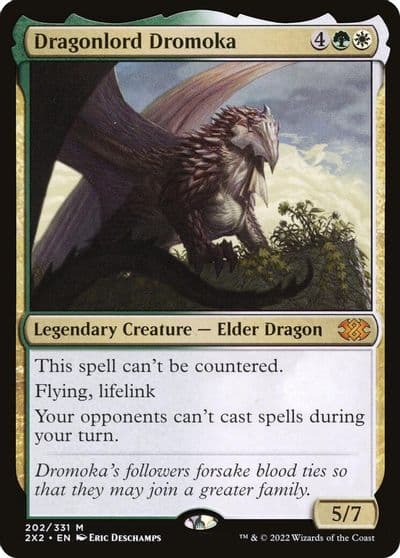 Dragonlord Dromoka Double Masters 2022 Magic card