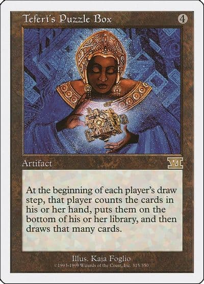 Teferis Puzzle Box Classic Sixth Edition Magic card