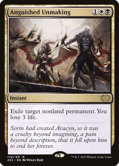 Anguished Unmaking Double Masters 2022 Magic card