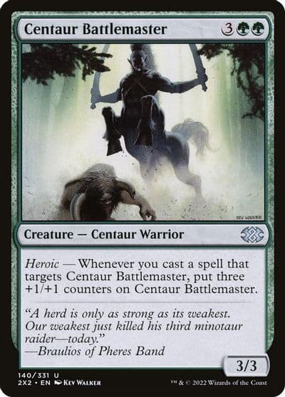 Centaur Battlemaster Double Masters 2022 Magic card