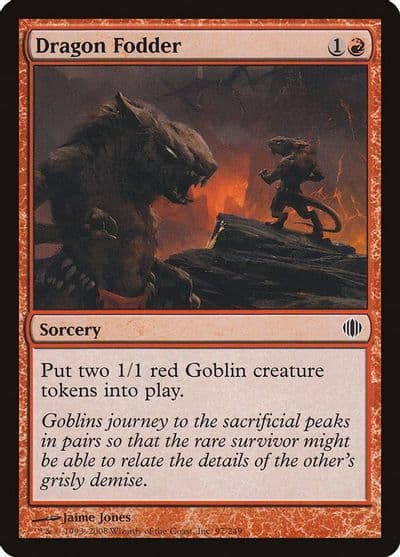Dragon Fodder Shards of Alara Magic card