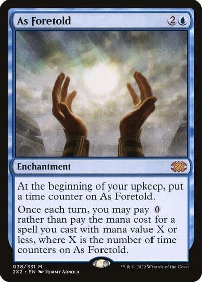 As Foretold Double Masters 2022 Magic card