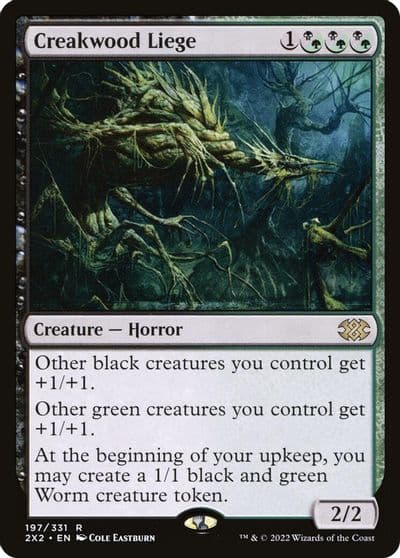 Creakwood Liege Double Masters 2022 Magic card