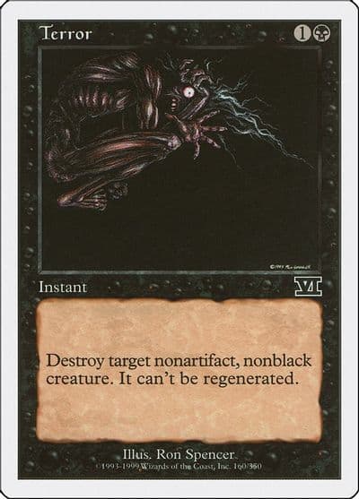 Terror Classic Sixth Edition Magic card