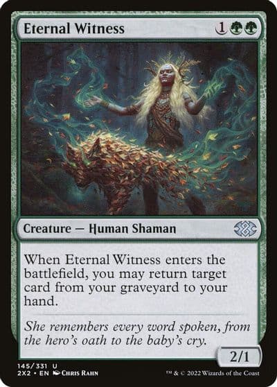 Eternal Witness Double Masters 2022 Magic card