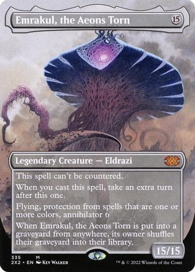 Emrakul the Aeons Torn Borderless Double Masters 2022 Magic card