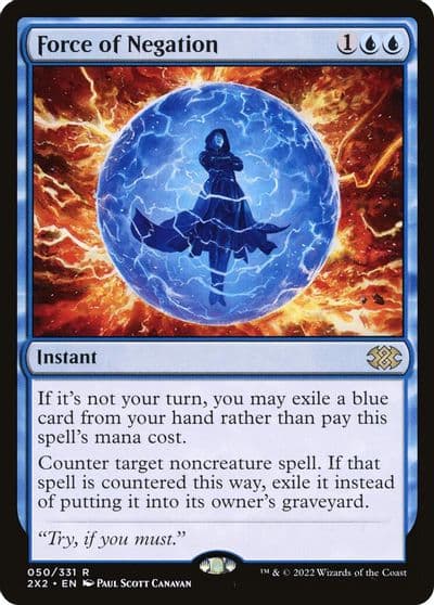 Force of Negation Double Masters 2022 Magic card