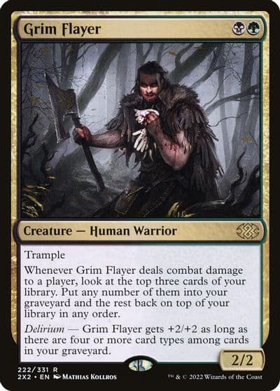 Grim Flayer Double Masters 2022 Magic card