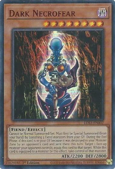 Dark Necrofear Red Legendary Duelists: Season 3 Yu-Gi-Oh! card