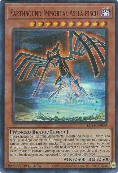 Earthbound Immortal Aslla Piscu Red Legendary Duelists: Season 3 Yu-Gi-Oh! card