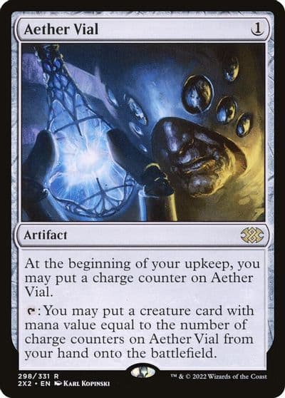 Aether Vial Double Masters 2022 Magic card