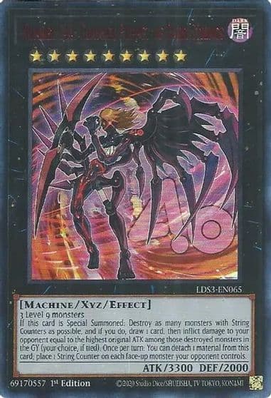Number C40 Gimmick Puppet of Dark Strings Red Legendary Duelists: Season 3 Yu-Gi-Oh! card